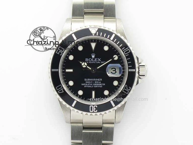 1227 Submariner 16610LN SS BP-Maker Best Edition Black Dial Black Bezel On SS Bracelet SA TimelessDesign 3816